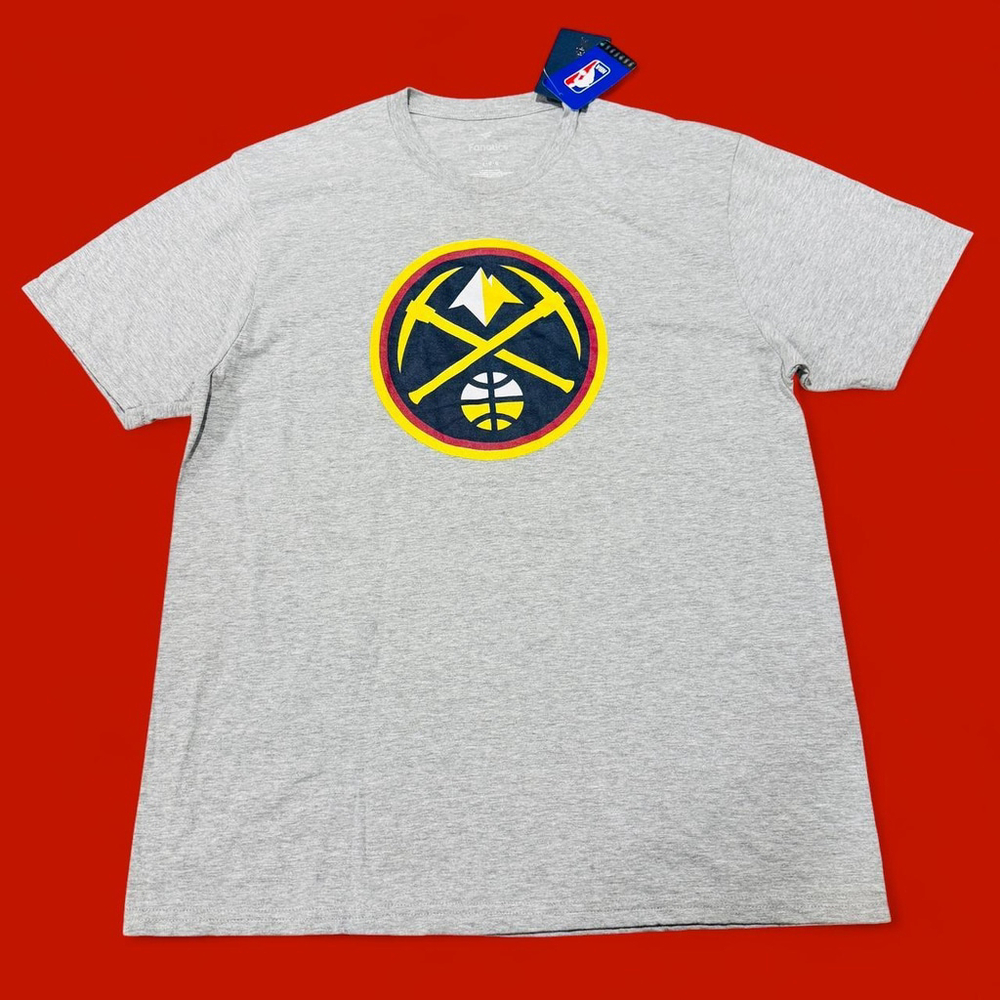 Sports Fanatic Athleisure Collectible NBA Denver Nuggets Short Sleeve T-Shirt L